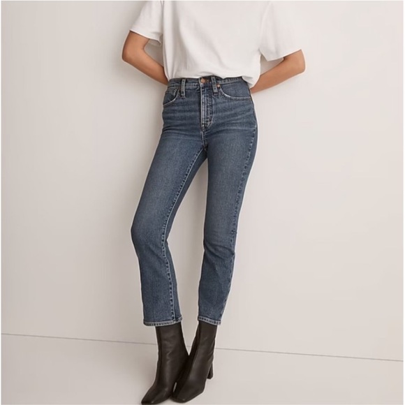 Madewell Denim - Madewell Tall Cali Demi-Boot Jeans in Glenside Wash, Size 29T, Demi Cropped Boot